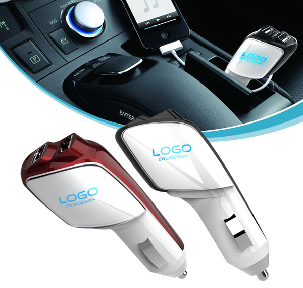 雙USB車載充電器GH395 