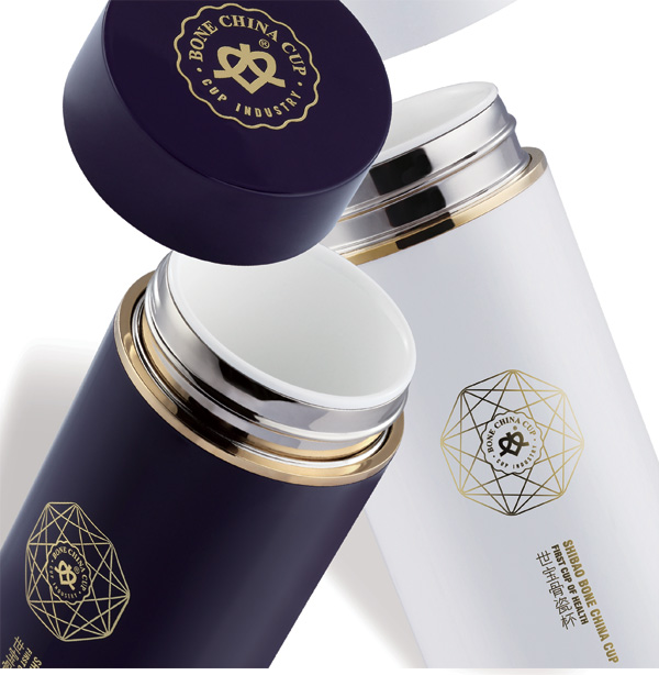 骨瓷內膽真空經典杯300ml