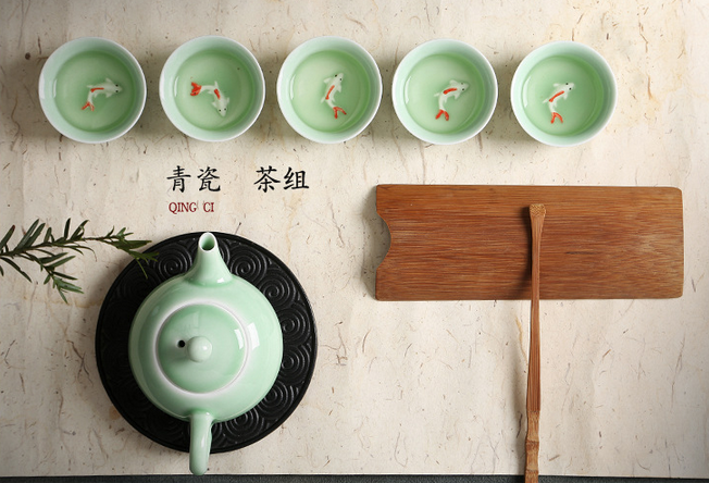 青瓷茶具
