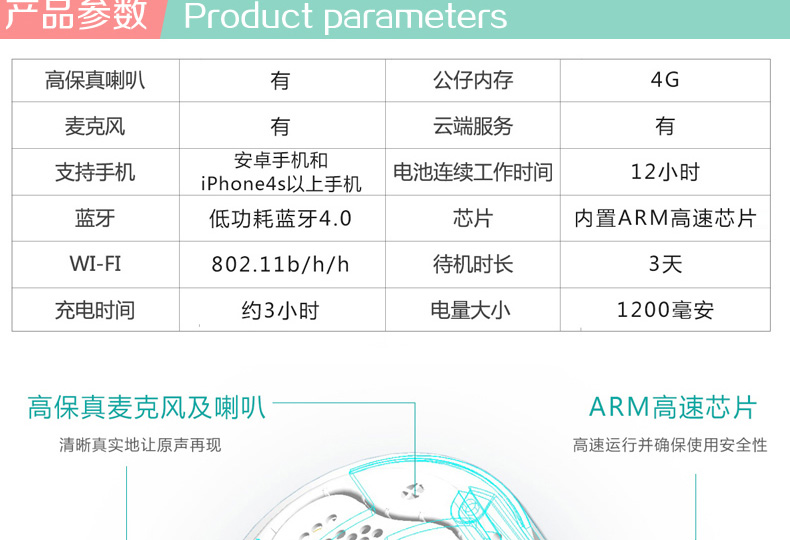 么么智能互動(dòng)聊天公仔 早教故事機(jī)充電 益智毛絨玩具 旦旦面
