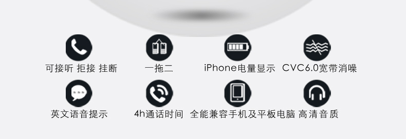 MIPOW BTV700 無線藍(lán)牙耳機 手機通用 迷你運動音樂藍(lán)牙耳麥