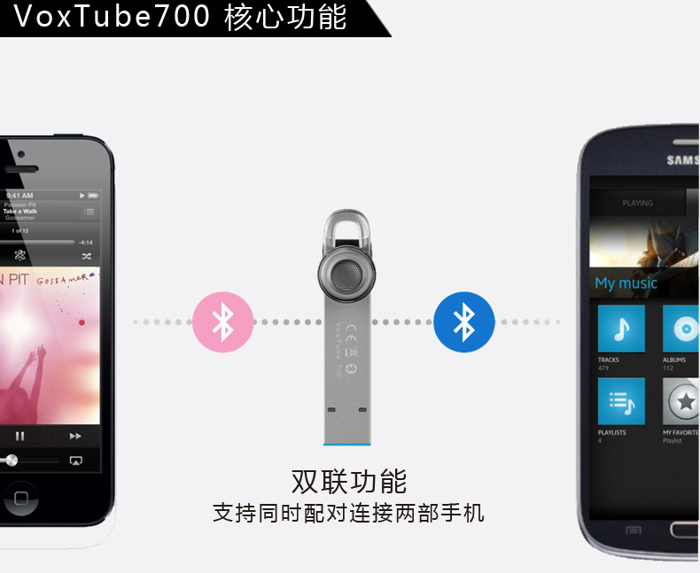 MIPOW BTV700 無線藍(lán)牙耳機 手機通用 迷你運動音樂藍(lán)牙耳麥