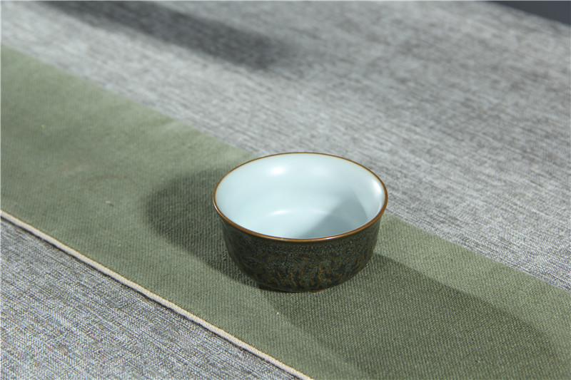 青釉 手抓壺茶具套組10入     