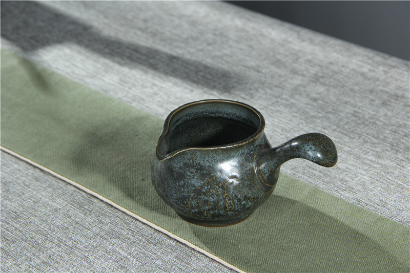 青釉 手抓壺茶具套組10入     