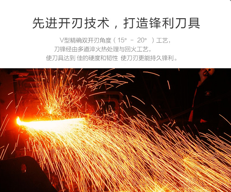 朗馬 德國高檔不銹鋼廚房套刀刀具 鉬釩鋼菜刀套裝組合六件套