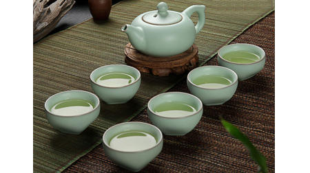 【庫(kù)存】汝窯茶具7頭套裝