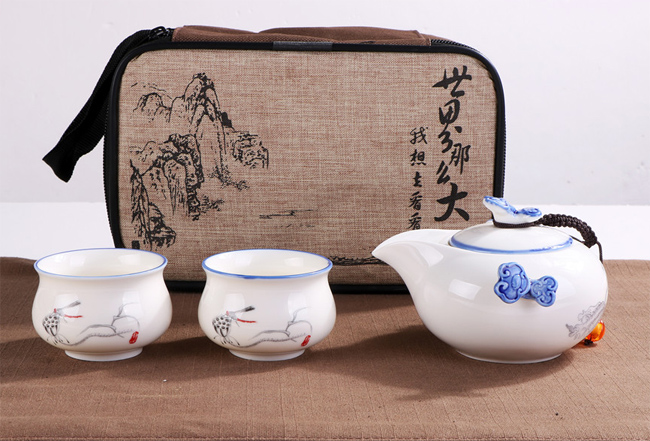 一壺兩杯旅行套裝贬墩、茶具套裝