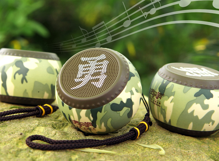 藍(lán)牙音箱迷 你鼓文化音響 便攜個性創(chuàng)意戶外手機(jī)低音炮