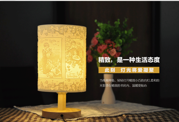 3d打印浮雕燈、定制創(chuàng)意臺(tái)燈蝌数、臥室床頭燈