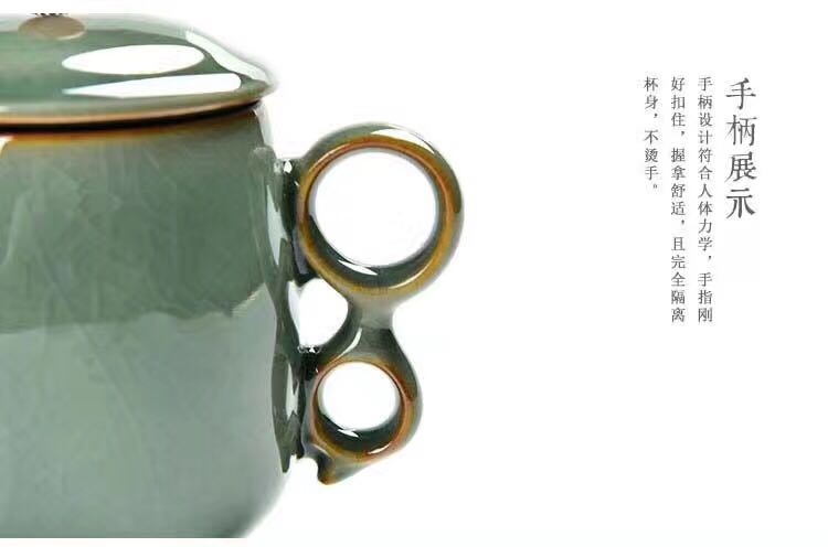 五大名窯之辦公杯妻熊、陶瓷杯