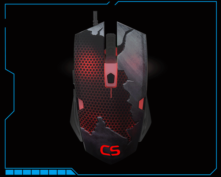 CM635指揮官 電竟游戲鼠標裂變魅光6D發(fā)光游戲呼吸燈竟技鼠標