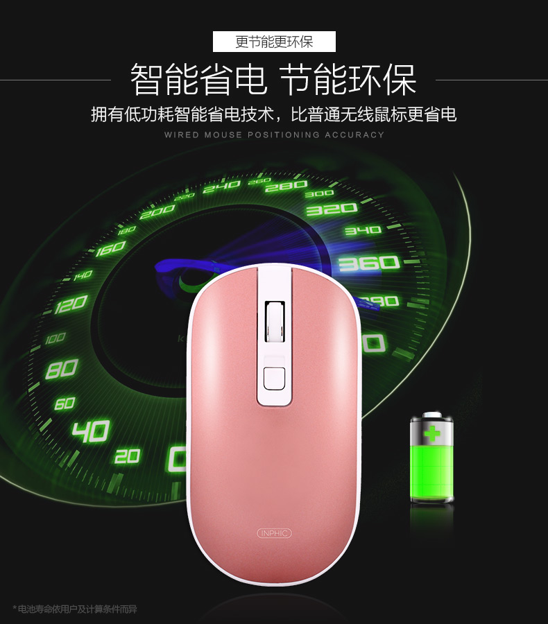 筆記本臺(tái)式電腦無線鼠標(biāo)