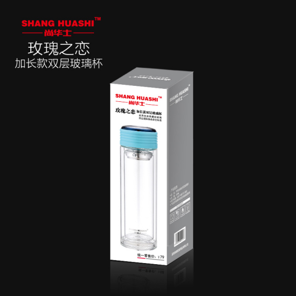 玫瑰之約玻璃杯持隧、玻璃茶杯（彩盒展示圖）