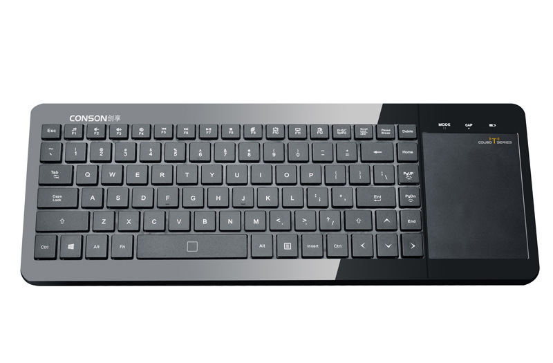 CK-470T無線觸控鍵盤觸摸TOUCH鍵無線背光發(fā)光鋰電充電鍵盤