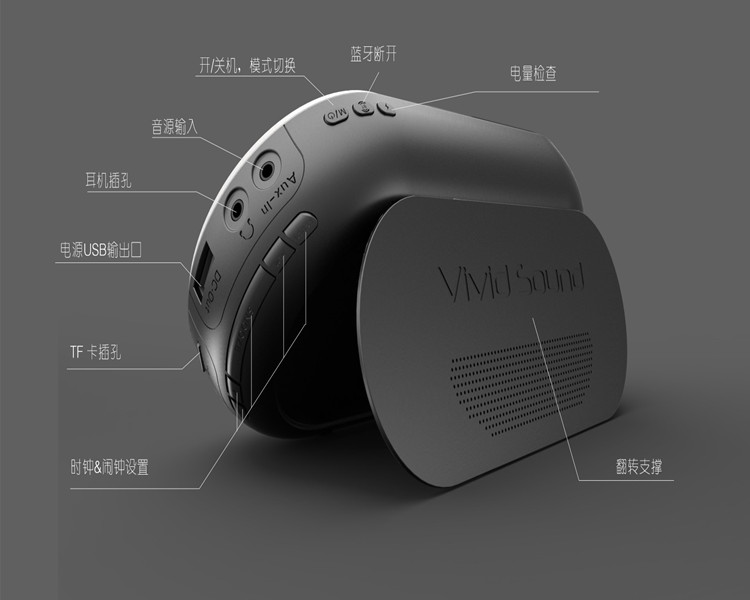 無(wú)線藍(lán)牙音箱重低音發(fā)光多功能七彩燈立體燈光手機(jī)通用插卡音響