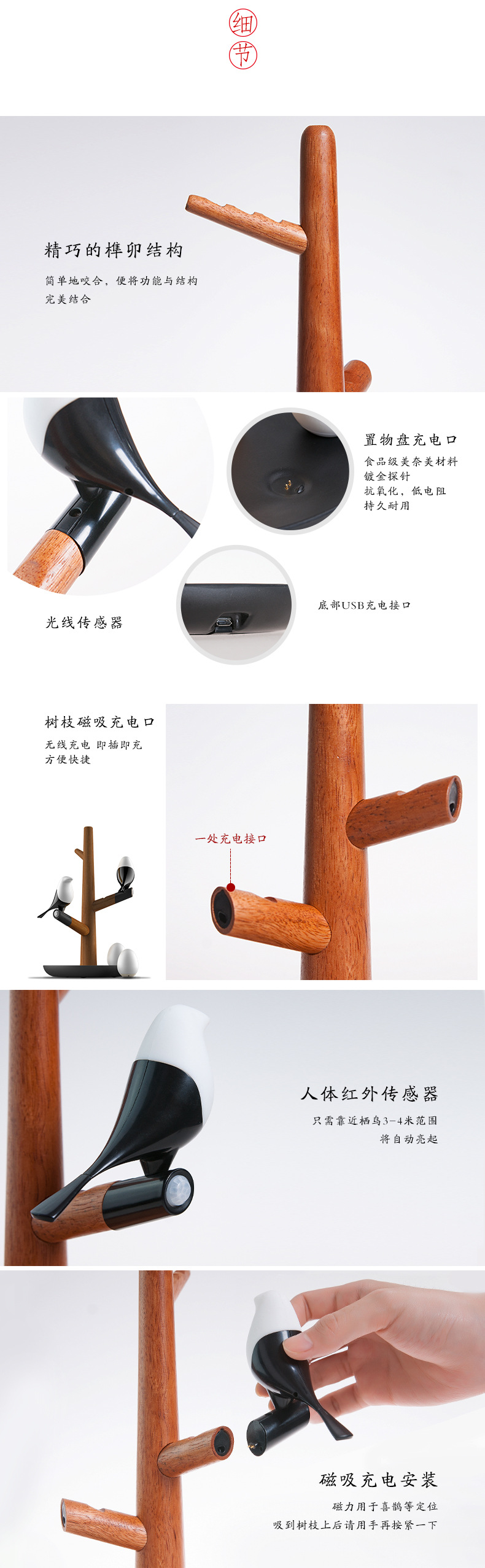 喜上梢感應(yīng)燈 創(chuàng)意產(chǎn)品 新奇特?zé)艟?led小夜燈 人體感應(yīng)燈