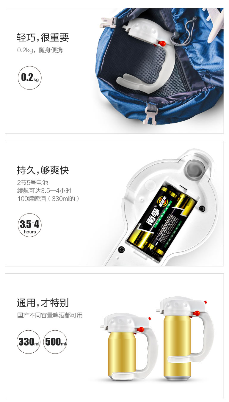 嗨啤则涯！超聲波啤酒起泡機(jī)
