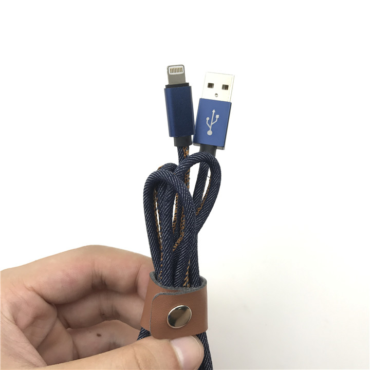 牛仔數據線、蘋果手機數據線