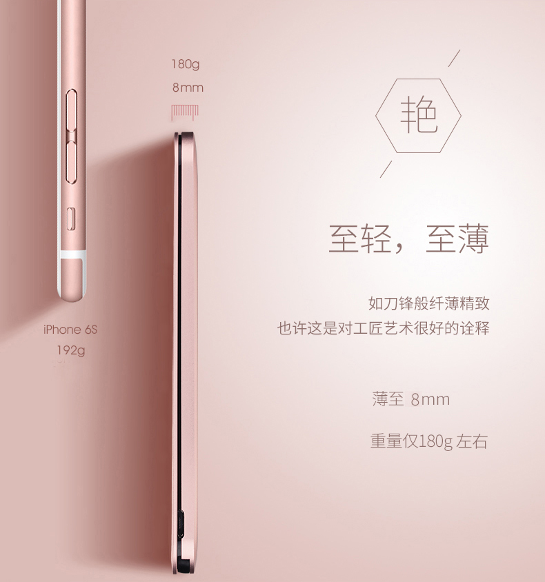 全漢C10A迷你輕薄自帶線充電寶10000毫安蘋果7安卓通用6p便攜定制移動(dòng)電源