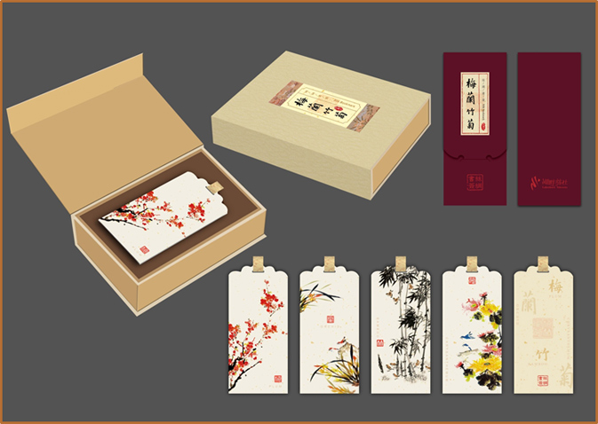 絲綢創(chuàng)意書簽