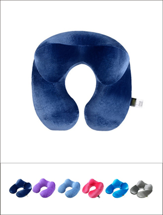 南韓絨充氣U型枕（頸脖護理） 