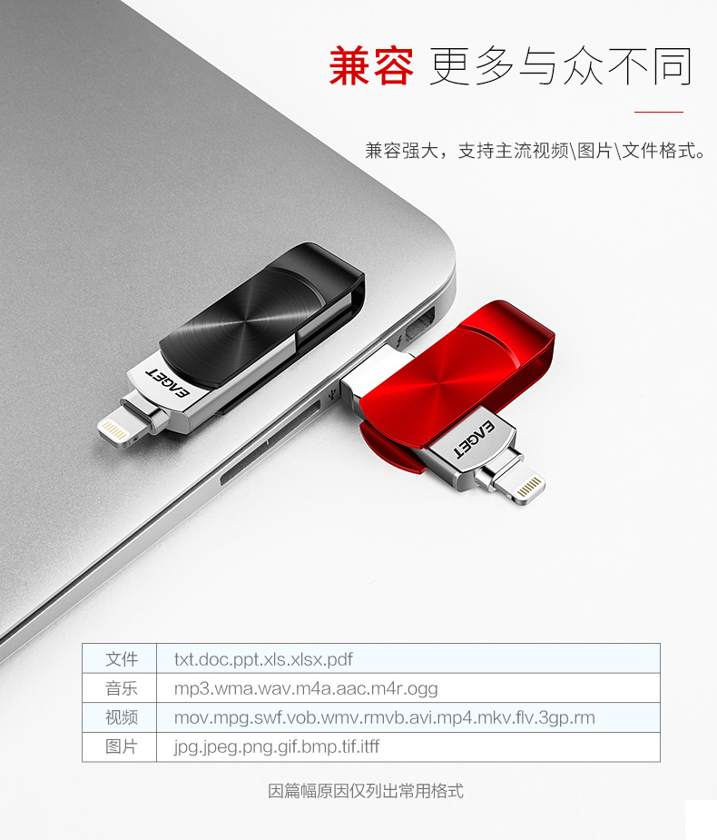 憶捷蘋果手機U盤64g