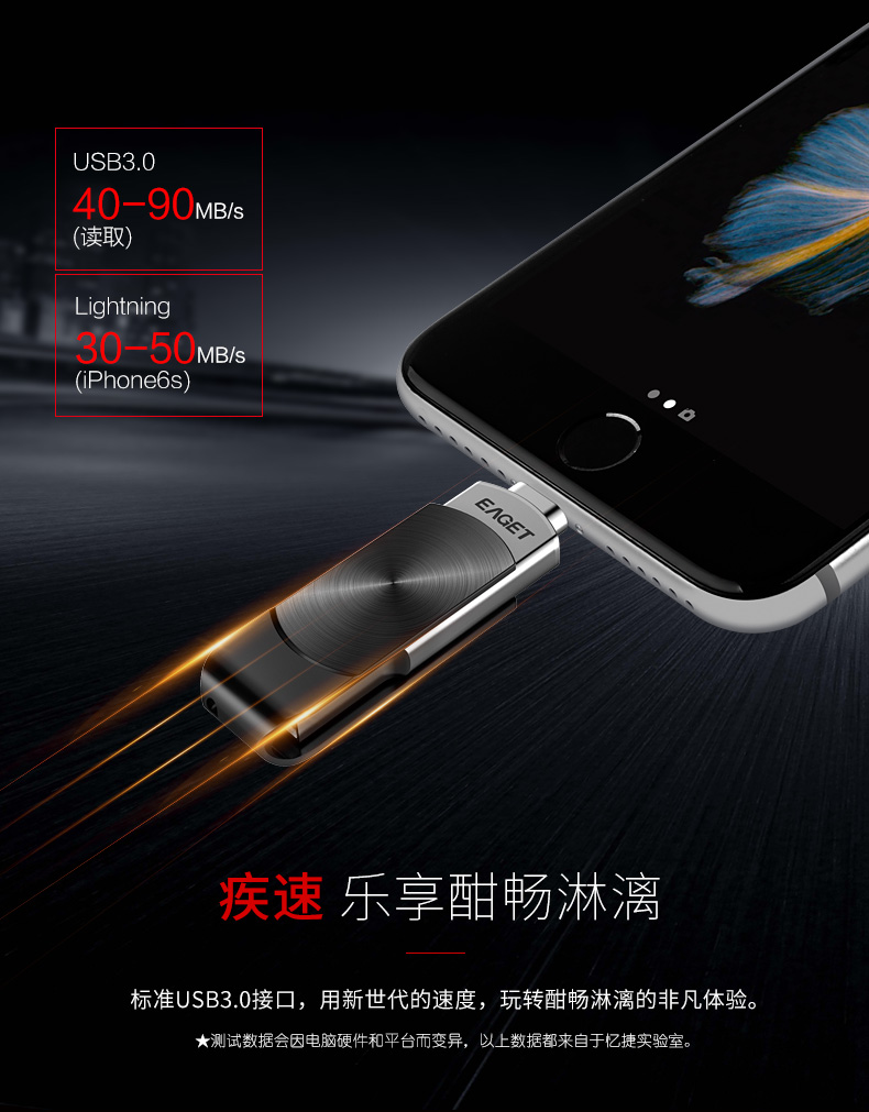 憶捷蘋果手機U盤64g