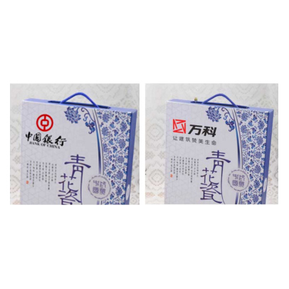 青花瓷餐具四件套（2筷子瘩邀、2長(zhǎng)圓）