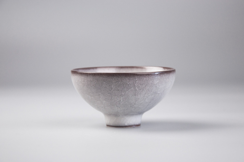 【收藏品】壓手冰裂品茗杯 杭州市工藝美術師張于龍作品