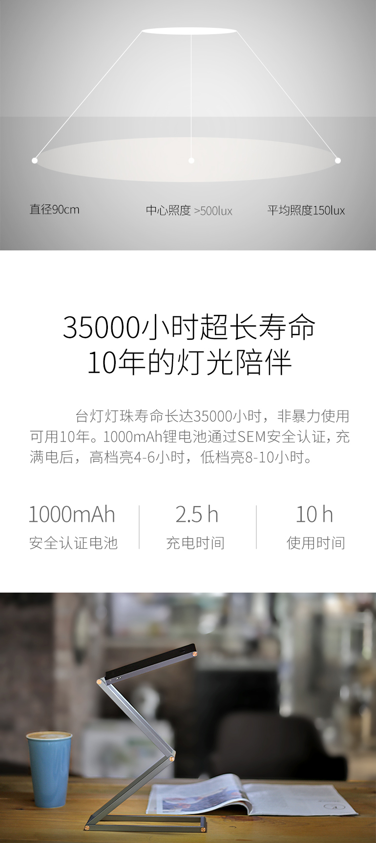 二代變形金剛折疊臺(tái)燈