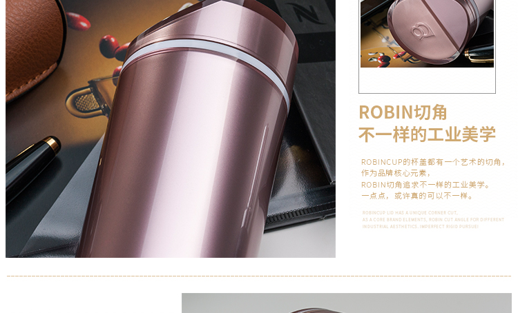 知更Ms.Color隨身杯 雙層塑料杯生日禮物運(yùn)動便攜男女士情侶水杯