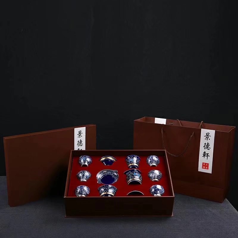 精品茶器鎏銀10件套組 