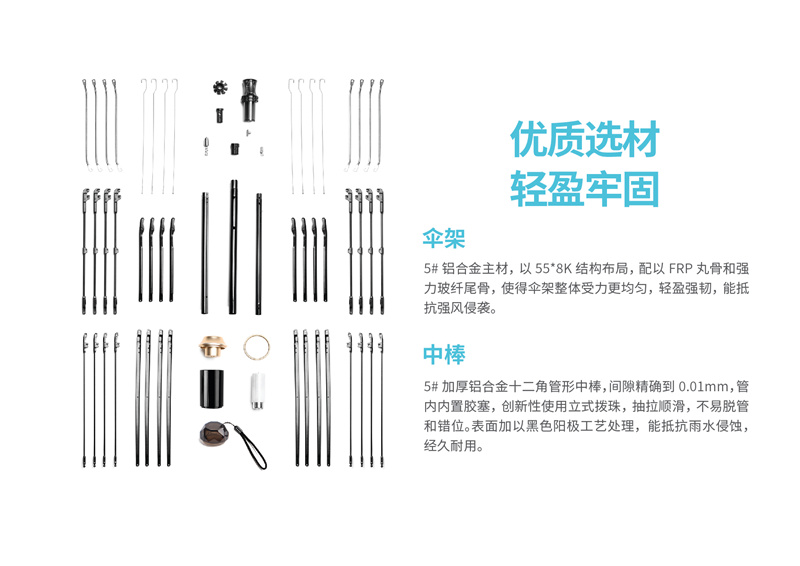 XT-1801光子嫩膚防曬傘