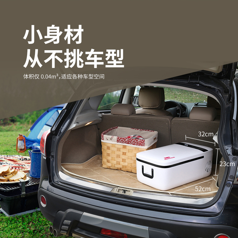 英得爾車載冰箱制冷壓縮機冷藏冷凍車家兩用家用迷你小冰箱T12S