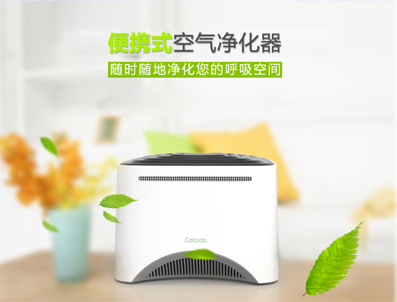 綠袖子 空氣凈化器家用小型車載除甲醛霧霾二手煙公司商務(wù)禮品禮包桌面負(fù)離子凈化器 經(jīng)濟(jì)版C803