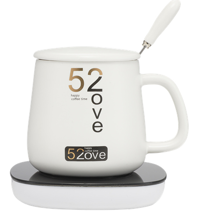55℃暖心暖胃骨瓷杯粉簇、水杯