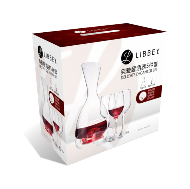美國利比  典雅醒酒器5件套