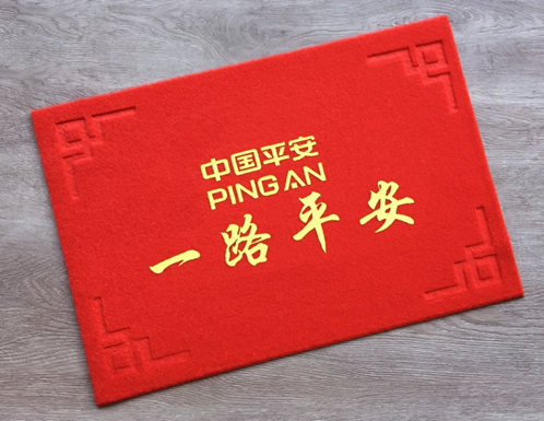 拉絨印刷工藝門墊