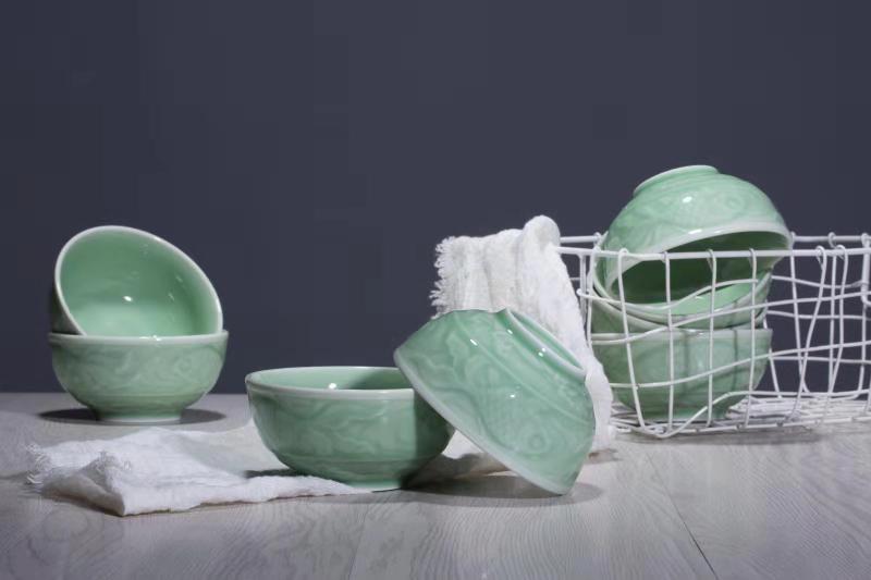《五福臨門》《年年有魚(yú)》陶瓷餐具套裝