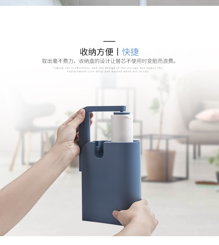 韓裕粘毛器滾筒可撕式衣服起球去毛器寵物毛發(fā)滾刷地毯碎屑粘塵紙