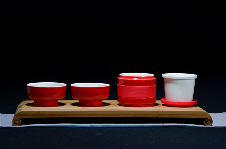 高溫骨玉瓷、銀 燈籠茶具套裝