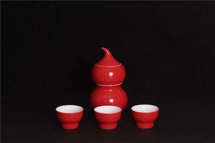 平安福 骨玉瓷+999足銀茶具套裝