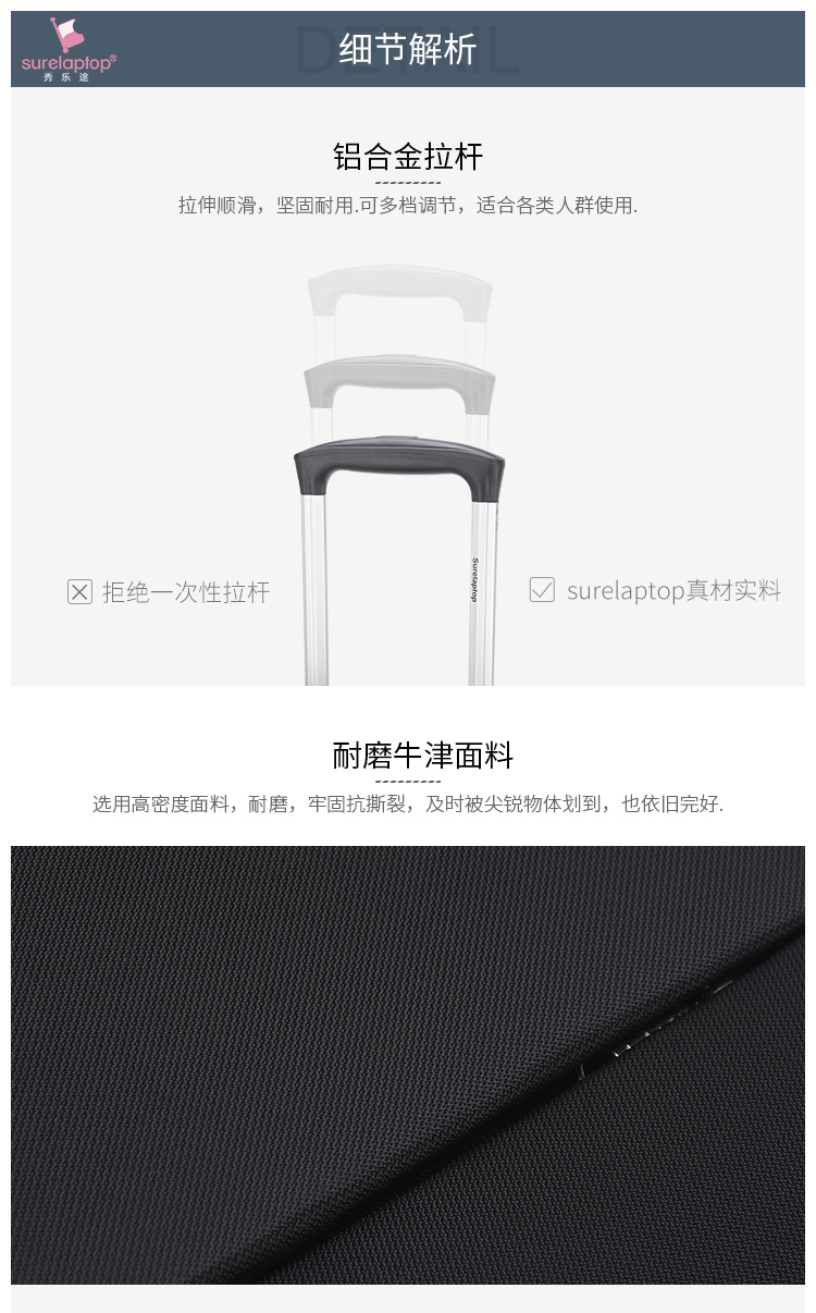 鋁合金拉桿箱20寸
