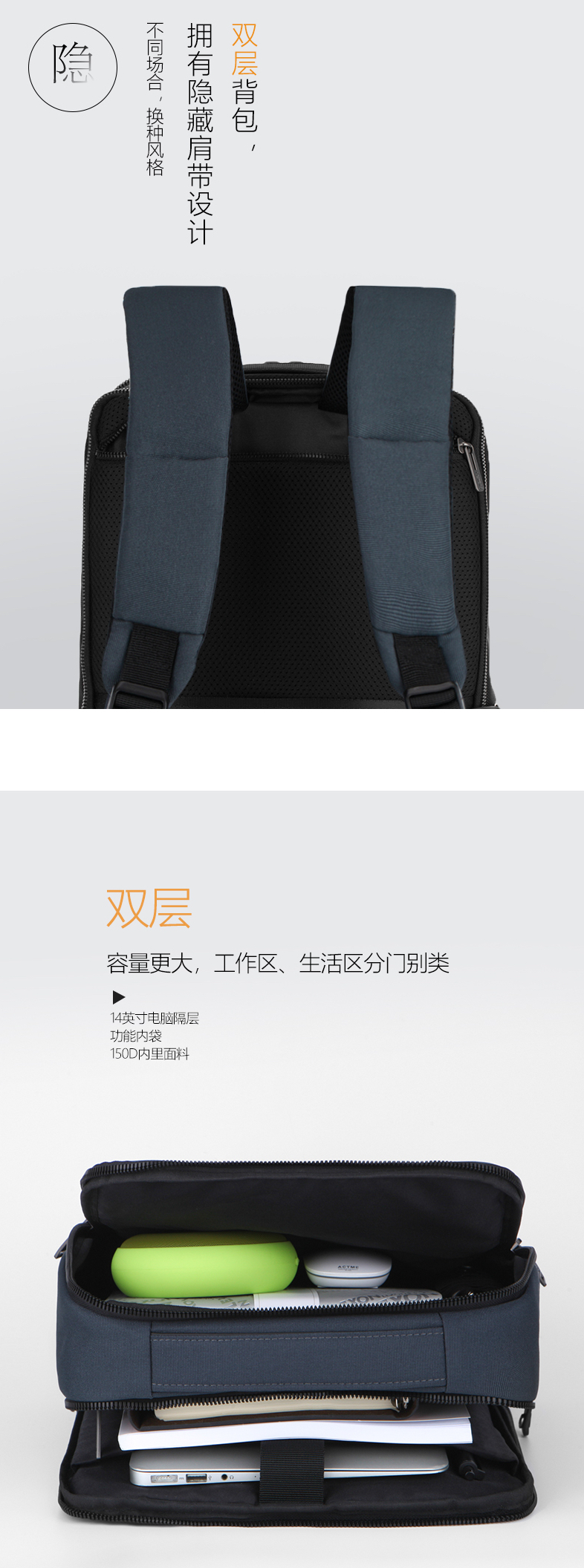 LEXON法國樂上LNR2403B09S雙肩包