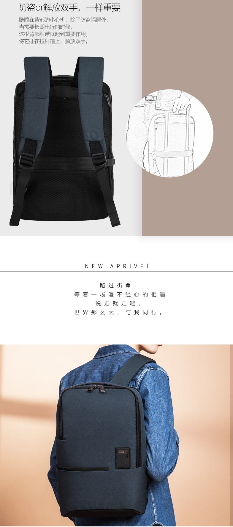 LEXON法國樂上LNR2403B09S雙肩包