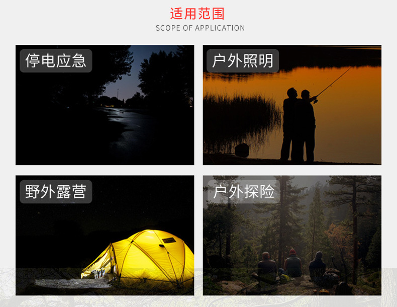 2019新款迷你充電手電筒USB三燈鑰匙扣手電筒