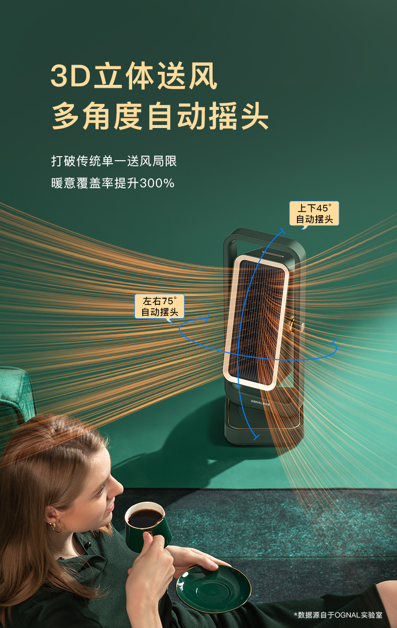OGNAL奧戈那暖風(fēng)機(jī)取暖器家用節(jié)能電暖氣小型電熱暖器省電辦公室